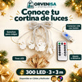 Partes de la cortina LED