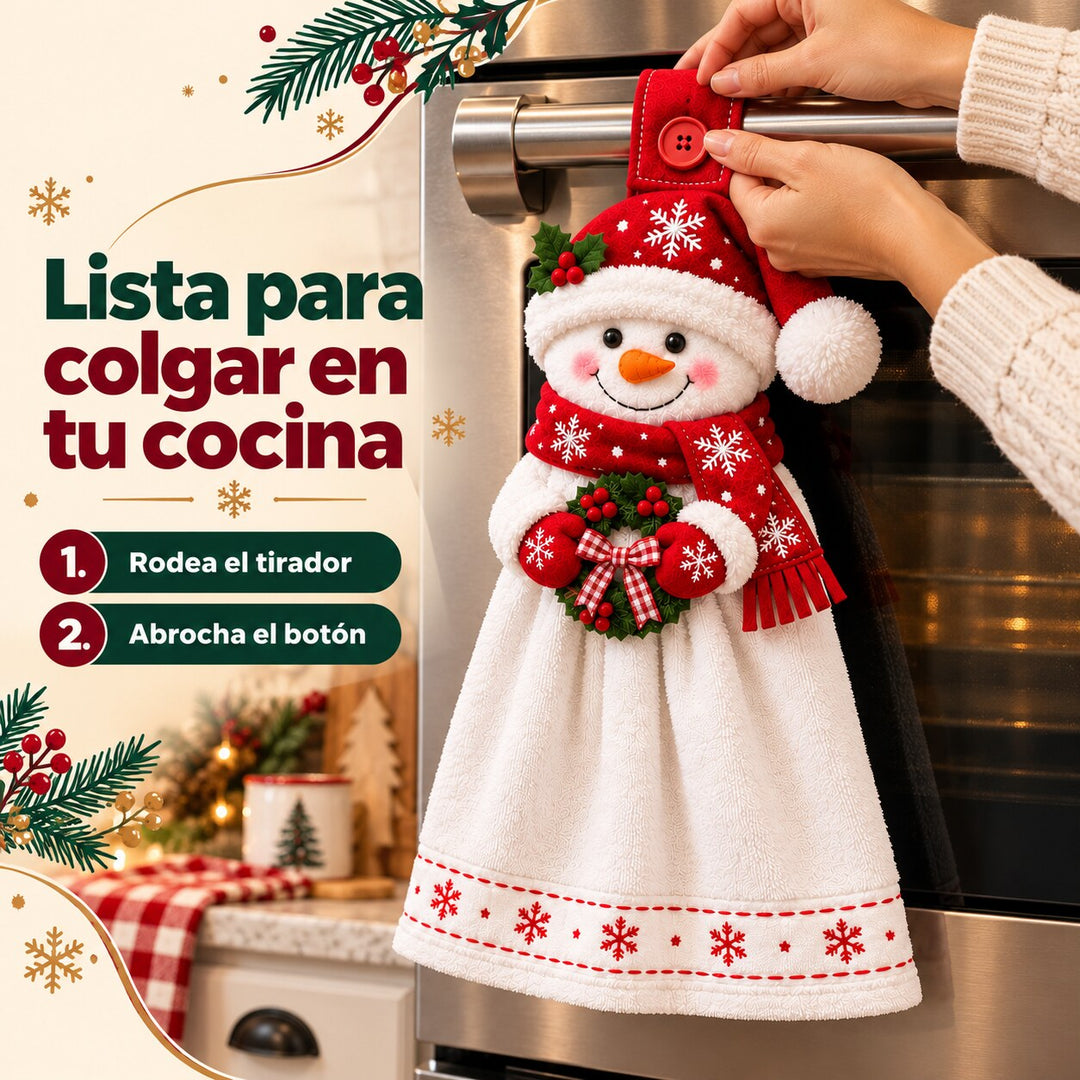 Rodea el tirador y abrocha el botón