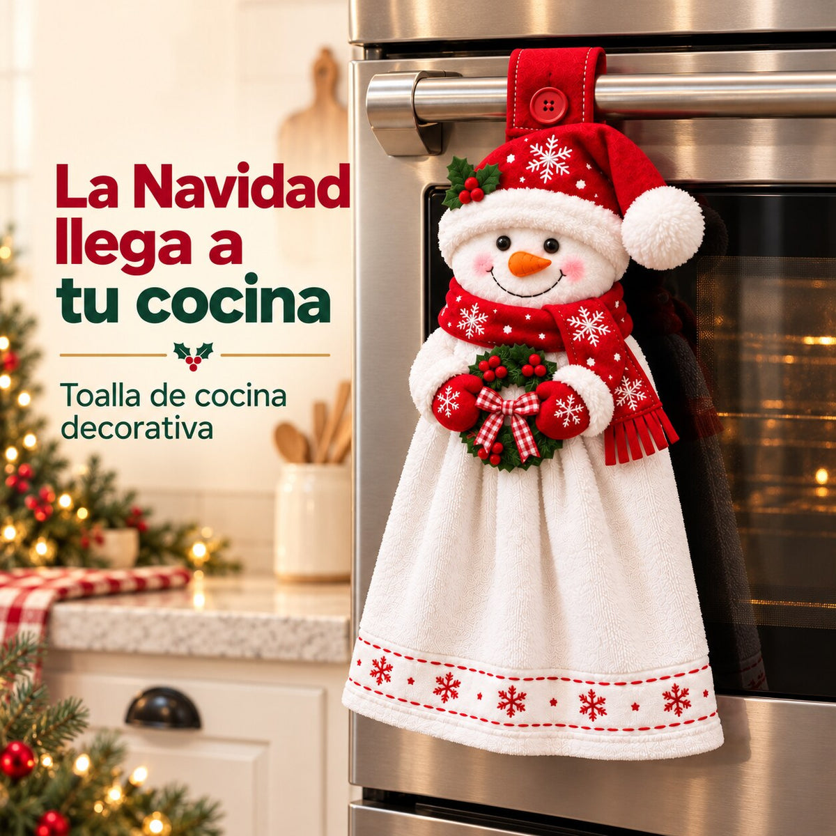 Toalla de cocina navideña Masify